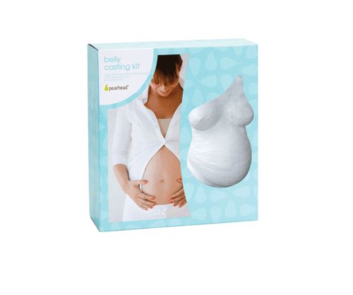 Pakke med Gipsafstøbning af den gravide mave