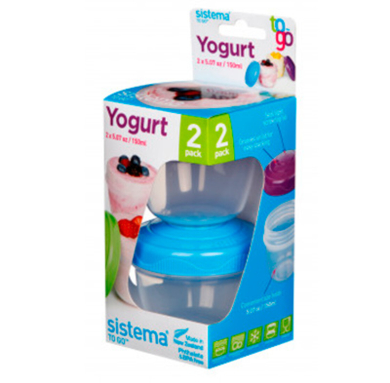 Billede af Yogurt to go - 2 x bæger fra Sistema