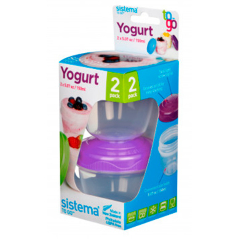 Billede af Yogurt to go - 2 x bæger fra Sistema