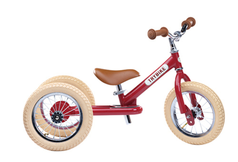 9: Trybike løbecykel med 3 hjul - Vintage Rød
