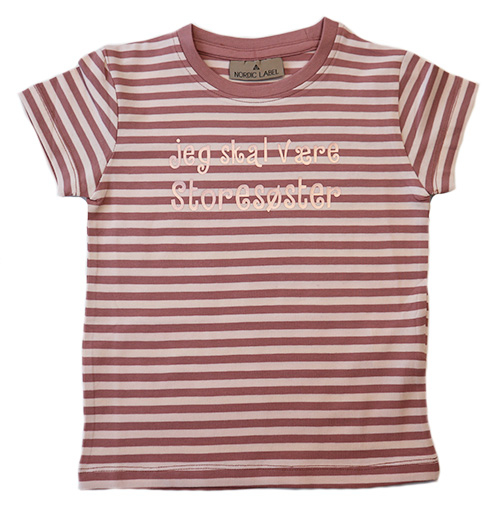 Storesøster t-shirt fra Nordic Label
