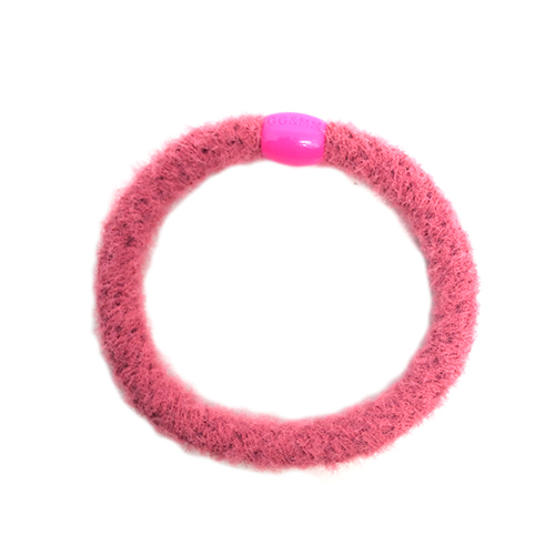 Hårelastik fluffy pink - By Stær