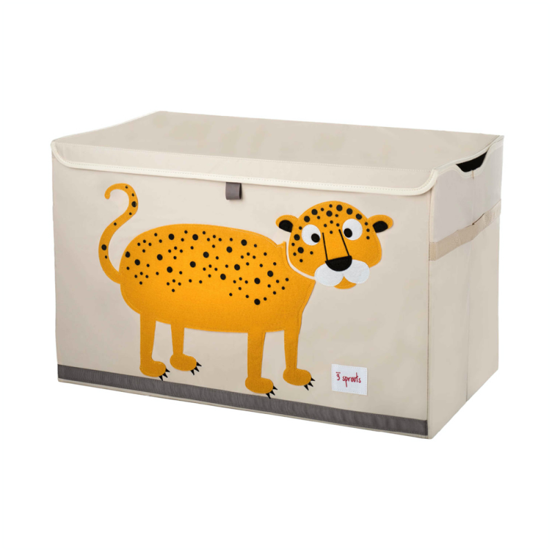 Billede af 3 Sprouts - Opbevaringskasse - Orange Leopard