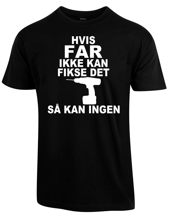 Se Hvis far ikke kan fikse det - Sort hos Babadut.dk