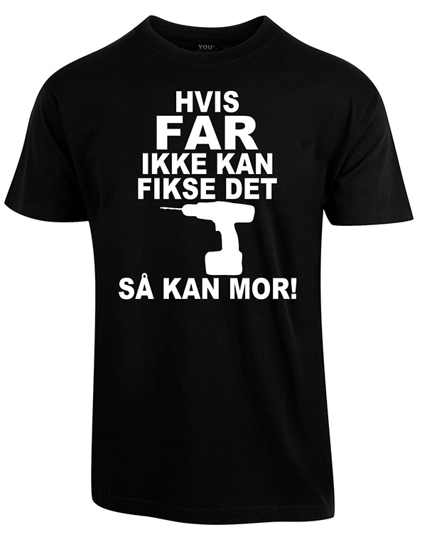 Se Mor fikser det - Sort hos Babadut.dk