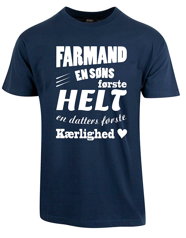 Se Farmand t-shirt - Navy hos Babadut.dk