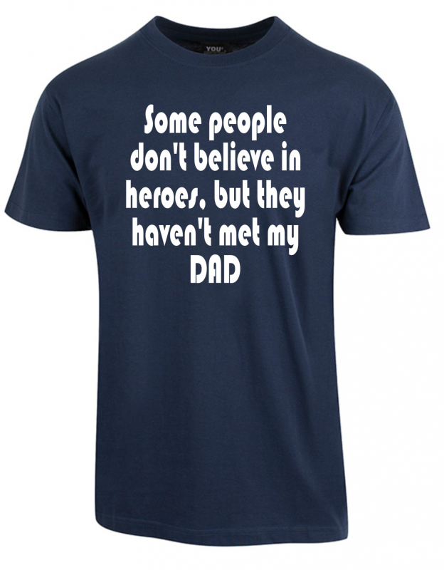 Heroes fars dag t-shirt - Navy