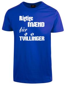 rigtige mænd får tvillinger t-shirt