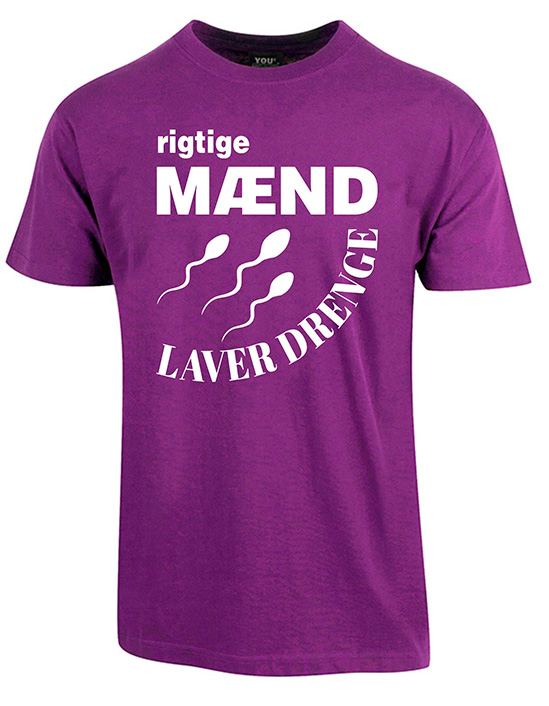 Rigtige Mænd Laver Drenge Lilla