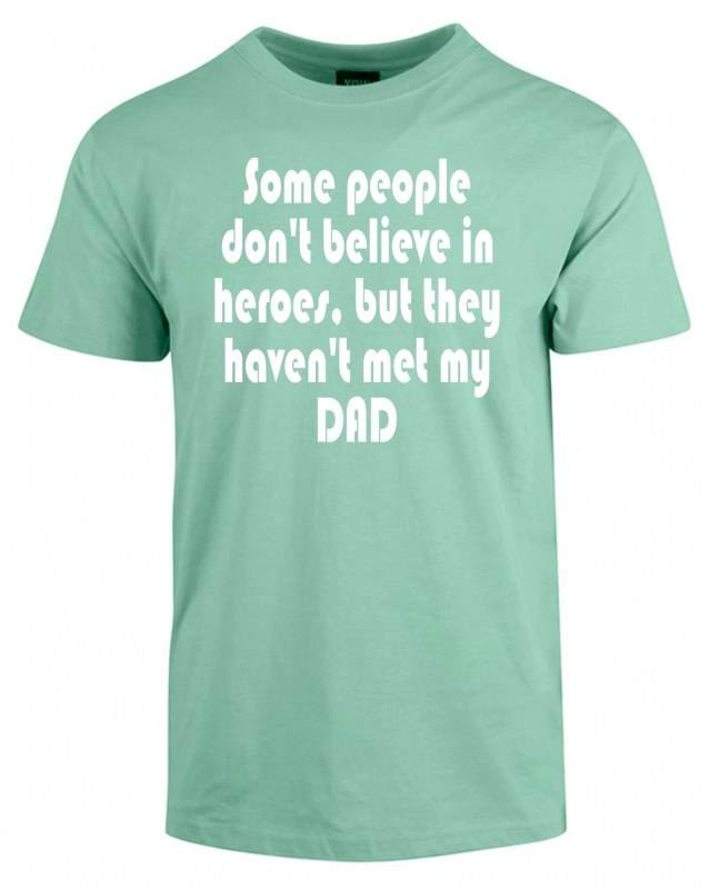 Heroes fars dag t-shirt – Mint