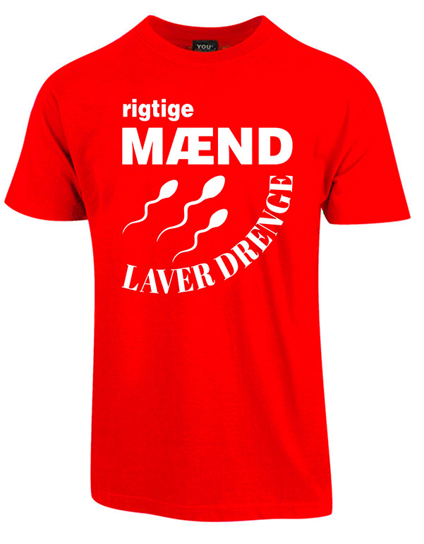 Rigtige mænd laver drenge – Rød