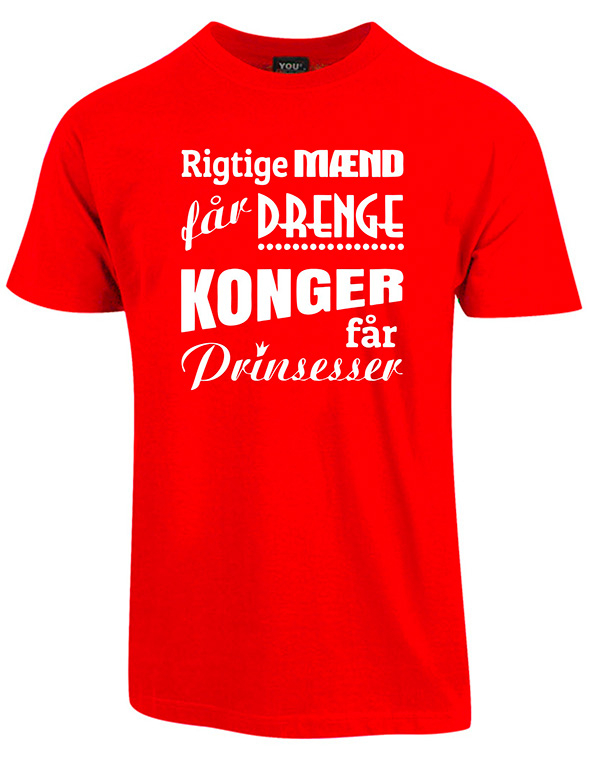 Billede af Fars dag t-shirt - Rød