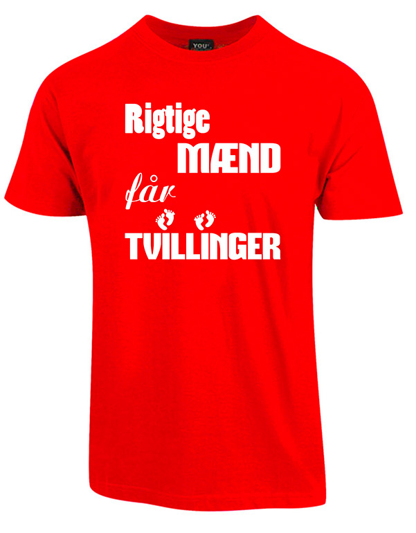Rigtige Mænd Får Tvillinger Rød