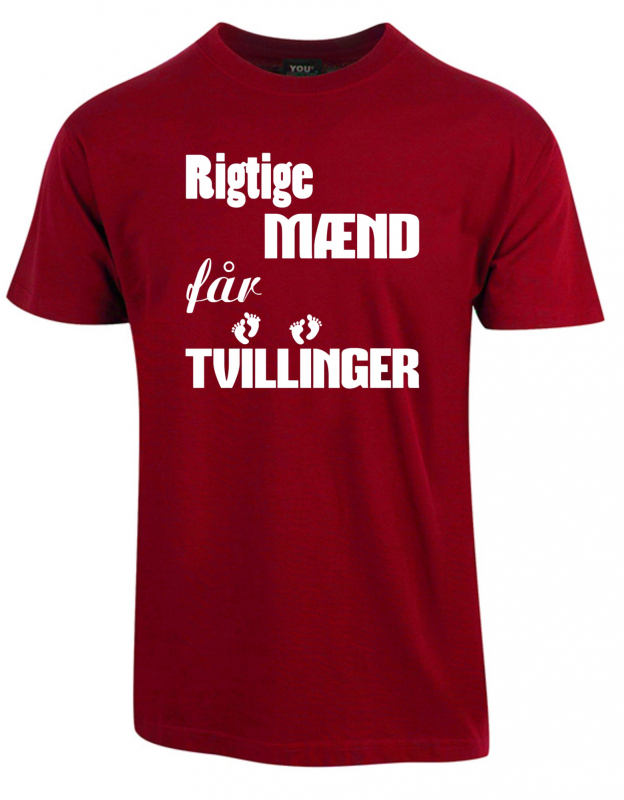 Rigtige mænd får tvillinger – Vinrød
