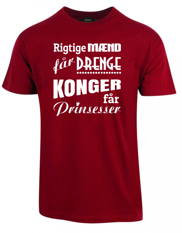 Fars Dag T-shirt Vinrød
