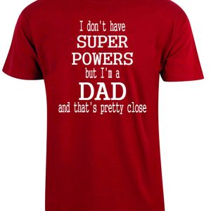 vinrød fars dag t-shirt