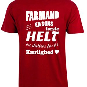 vinrød fars dag t-shirt