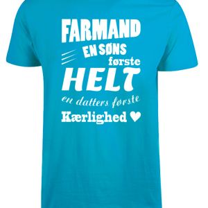 fars dag t-shirt turkis