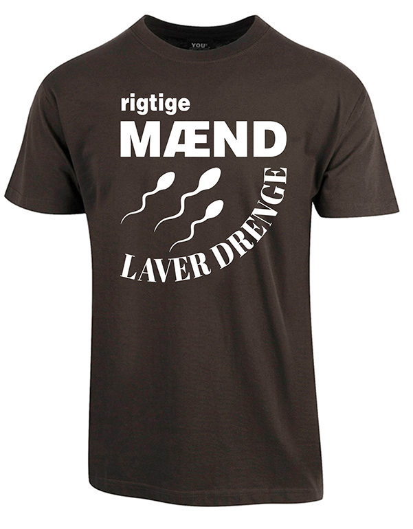 Rigtige mænd laver drenge – Mørkegrå