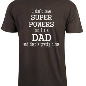 grå fars dags t-shirt