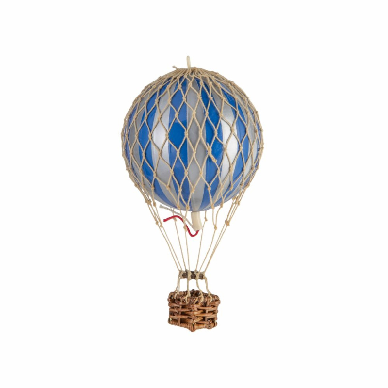 Billede af Luftballon fra Authentic Models blå/sølv - 8.5 cm