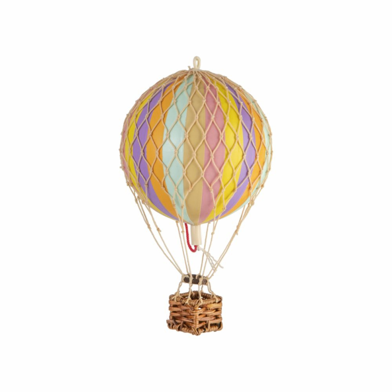 Billede af Luftballon i regnbue pastel - 8,5 cm