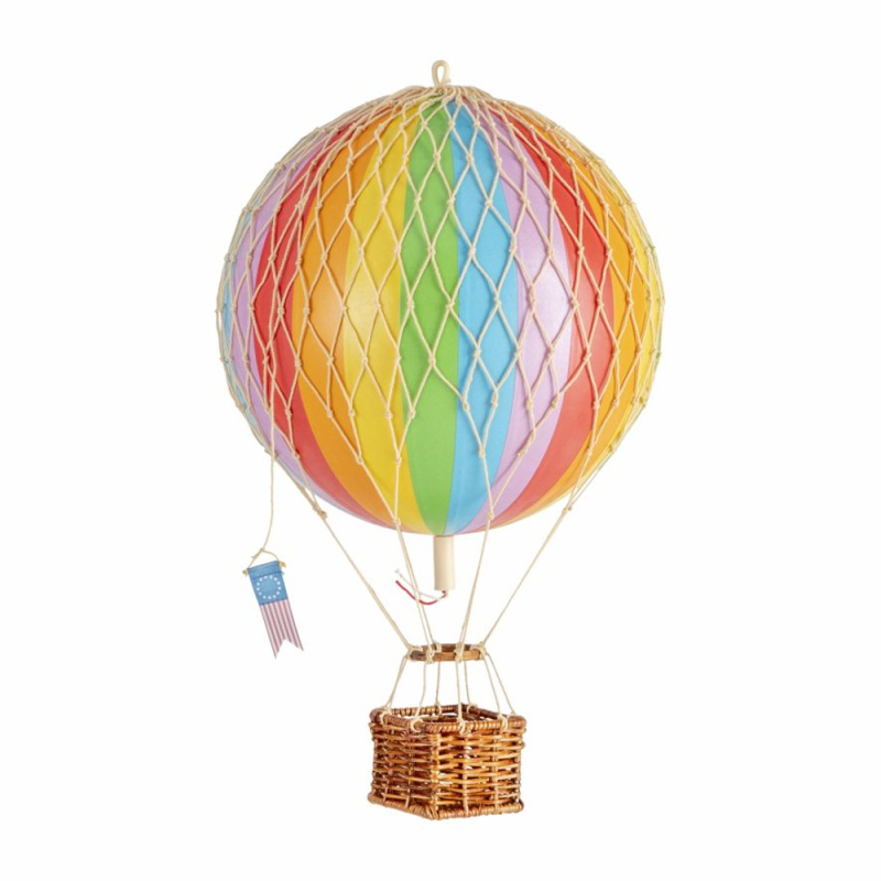 Billede af Luftballon i regnbue - 18 cm