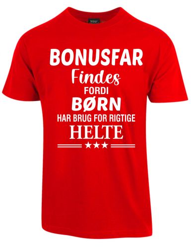 bonusfar t-shirt rød