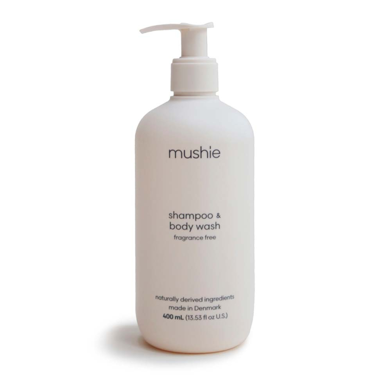 5: Baby shampoo og Body Wash fra Mushie / Uden parfume - 400 ml.