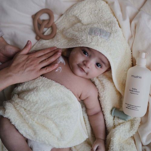 baby body lotion fra mushie