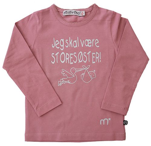 rosa storesøster t-shirt