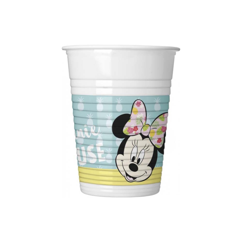 8: Minnie Mouse plastikkrus - 8 stk.