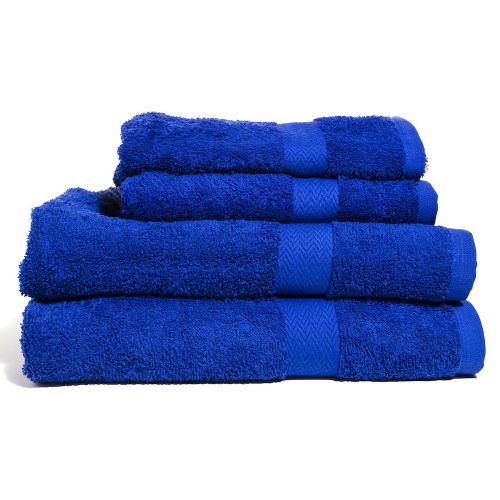Koboltblå håndklæder