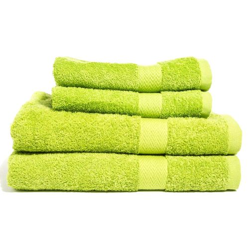 Grønne håndklæder