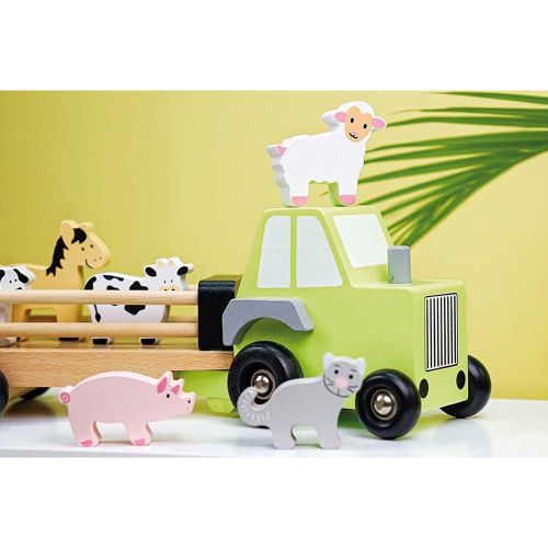 trælegetøj traktor til børn