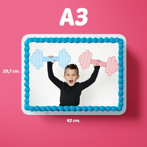 A3 sukkerprint med eget billede