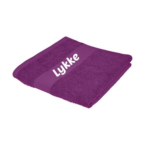 Lilla håndklæde med navn