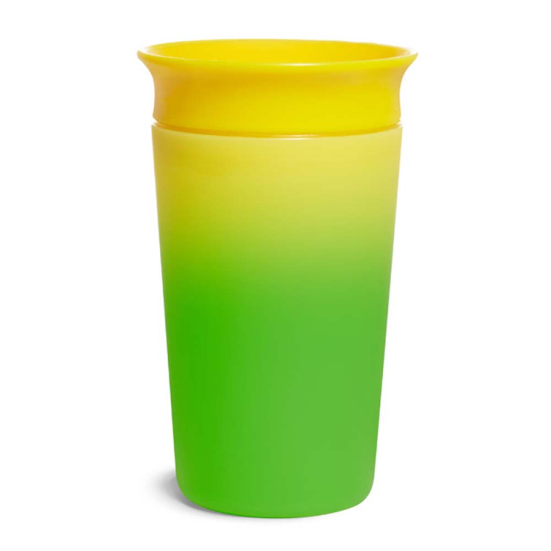 Munchkin drikkekop der skifter farve - Gul/grøn