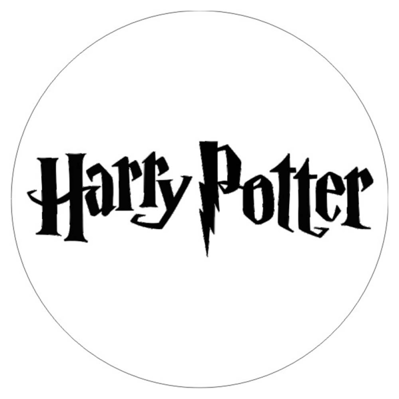 Harry Potter rundt sukkerprint – 19 cm.