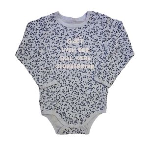 Lyseblå storesøster body
