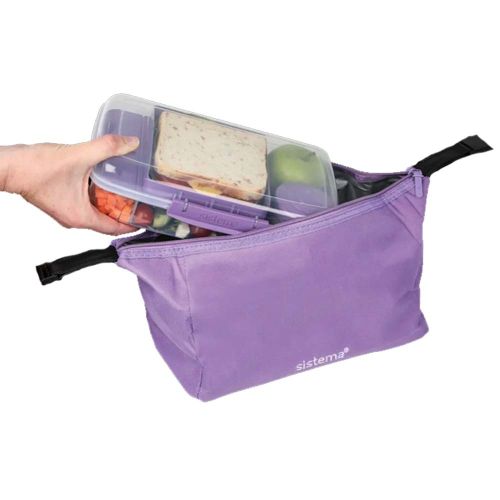 bølge yderligere Amerika Sistema Køletaske - Misty Purple - Lunch Bag To Go