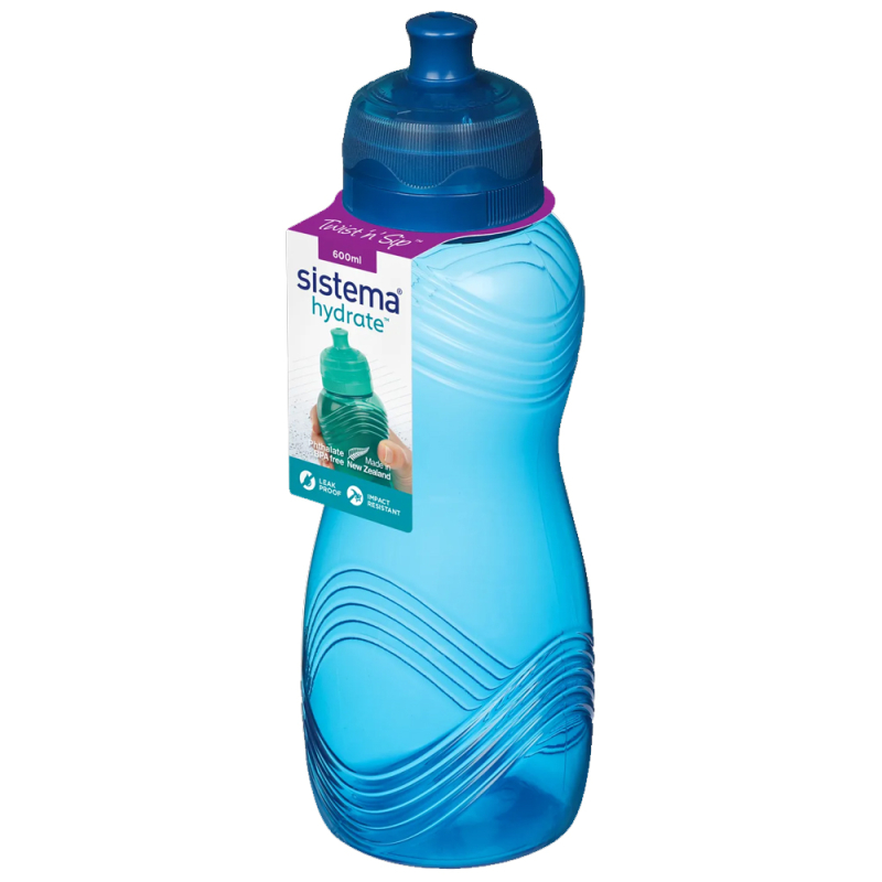 12: Sistema drikkedunk Wave Bottle 600 ml - Minty Teal