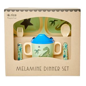 Rice melamin spisesæt til baby
