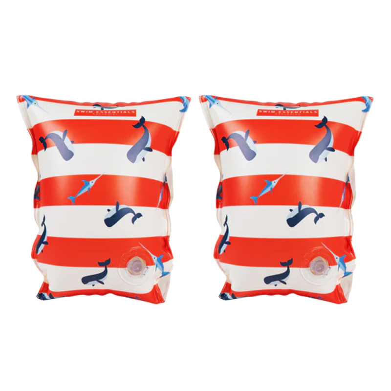 Swim Essentials Oppustelige Badevinger Whale - 0-2 år