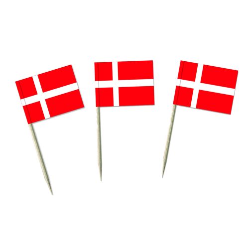 Dansk flag på pind