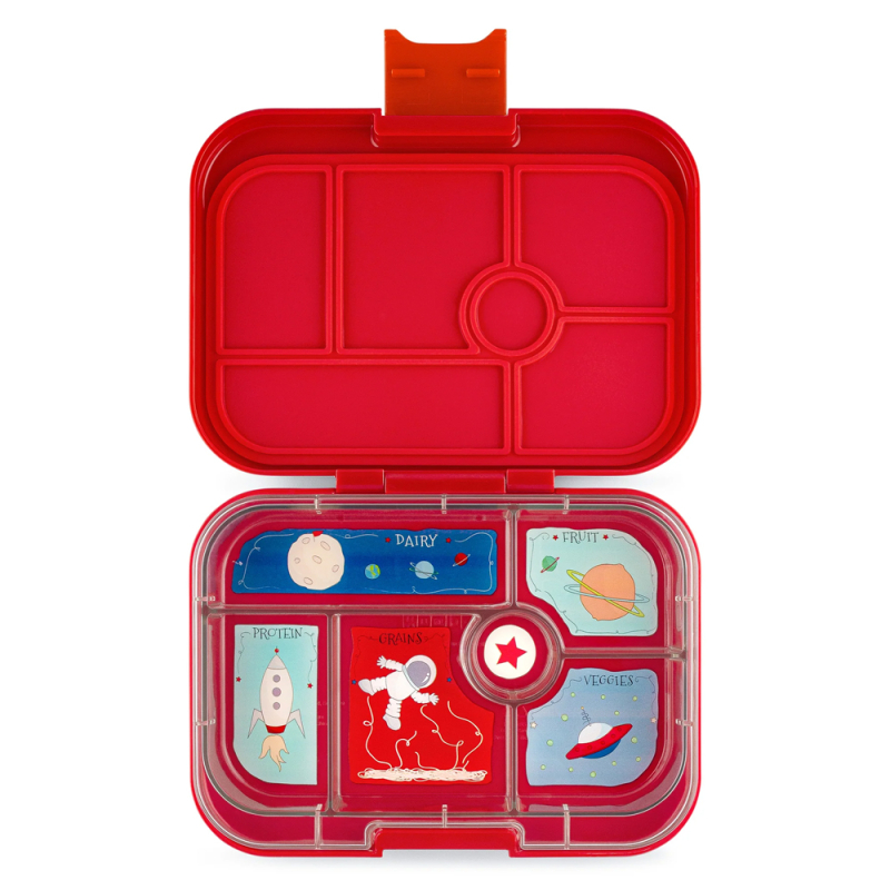 Yumbox madkasse med 6 rum - Red Space