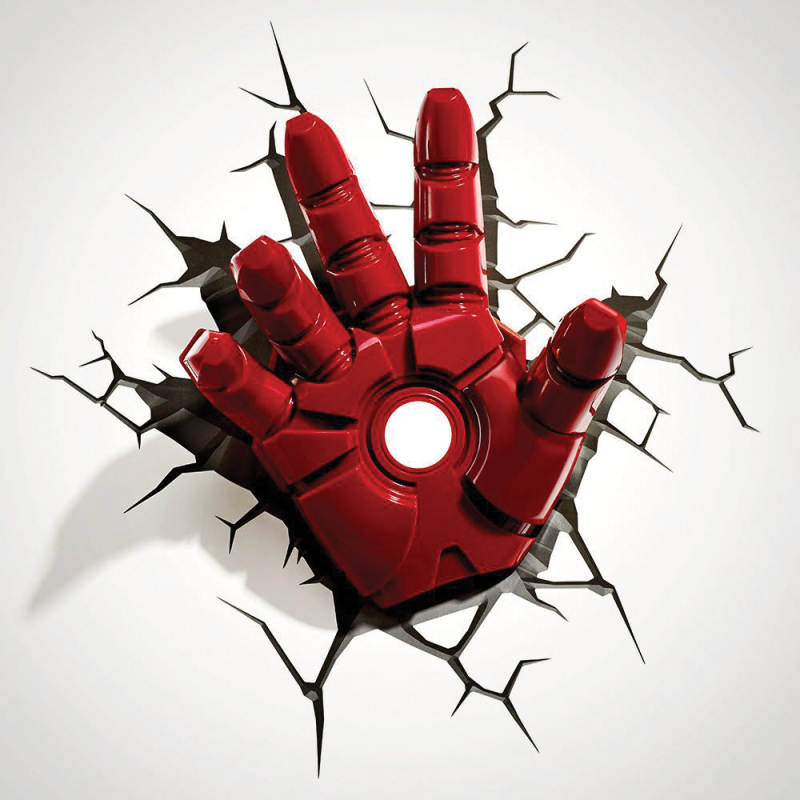 Marvel Iron Man væglampe - Hånd
