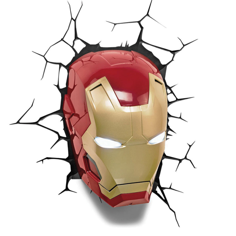Marvel Iron Man væglampe - Hoved