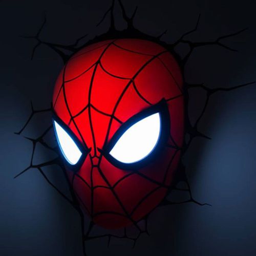Spiderman væglampe