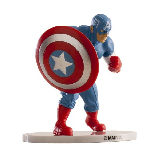 Captain America figur til kage